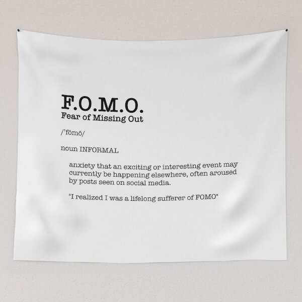 Item preview, FOMO (black) designed and sold by didijuca.