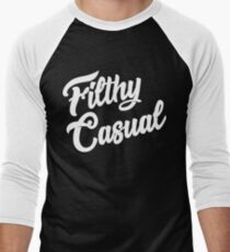 Filthy Casual Men's Baseball ¾ T-Shirt
