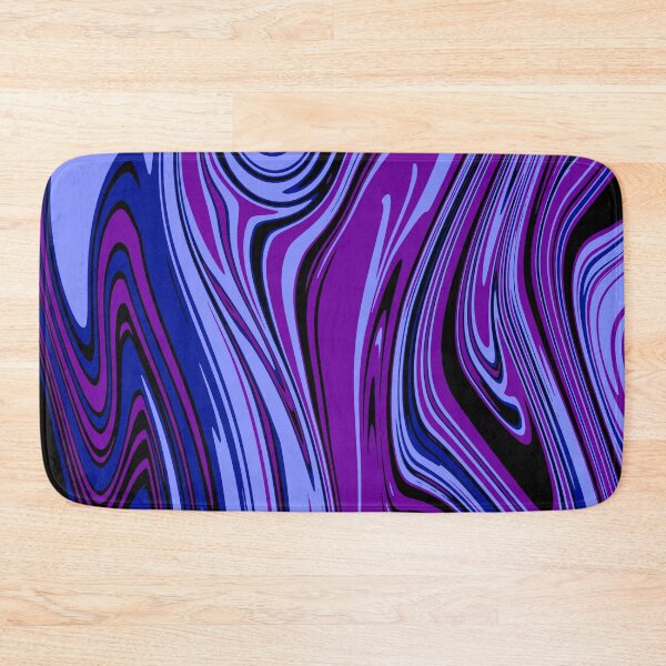 Item preview, Abstract Purple, Dark Blue, and Black Paint Pour Swirls Design, made by EndlessEmporium designed and sold by EndlessEmporium.