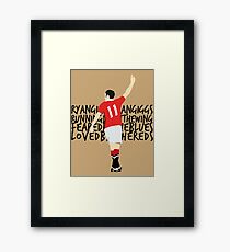 Ryan Giggs Ryan Giggs Framed Print