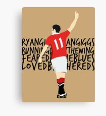Ryan Giggs Ryan Giggs Canvas Print