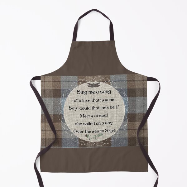 Item preview, Outlander Song - Fraser Tartan Kilt - Spiral Lettering designed and sold by dealchica.