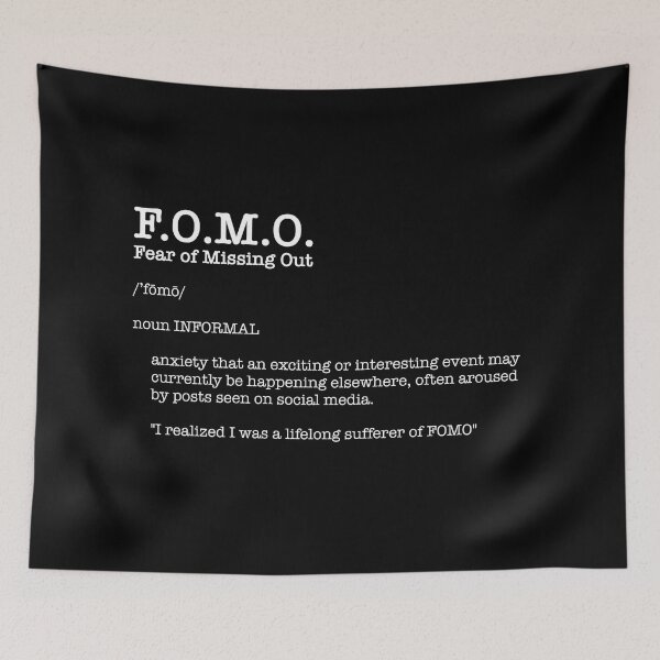 Item preview, FOMO (white) designed and sold by didijuca.