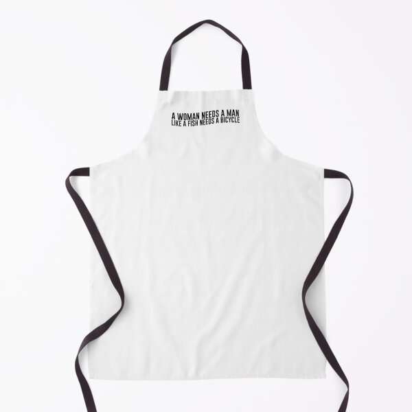 Item preview, A woman needs a man like a fish needs a bicycle (black) designed and sold by didijuca.