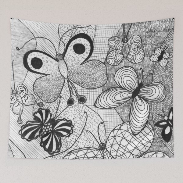 Item preview, Fluttering Butterflies designed and sold by Nalinne Jones.