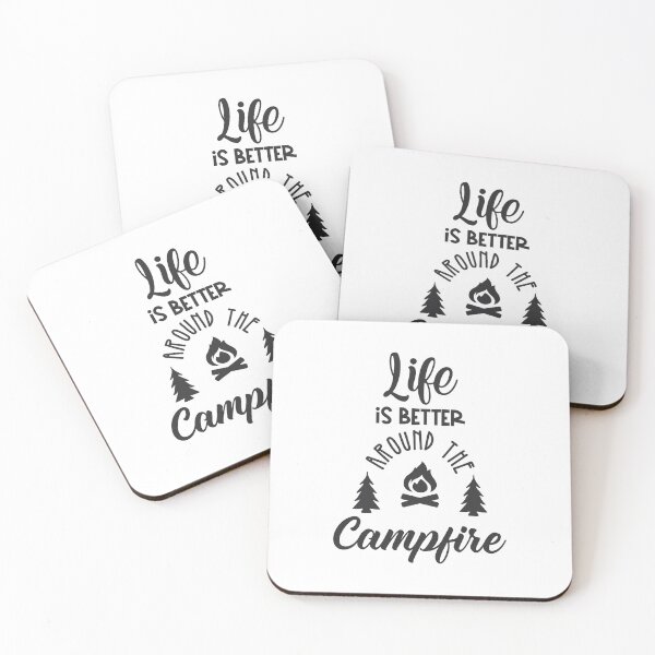 Item preview, LIFE IS BETTER AT THE CAMPFIRE designed and sold by SticerOcean.