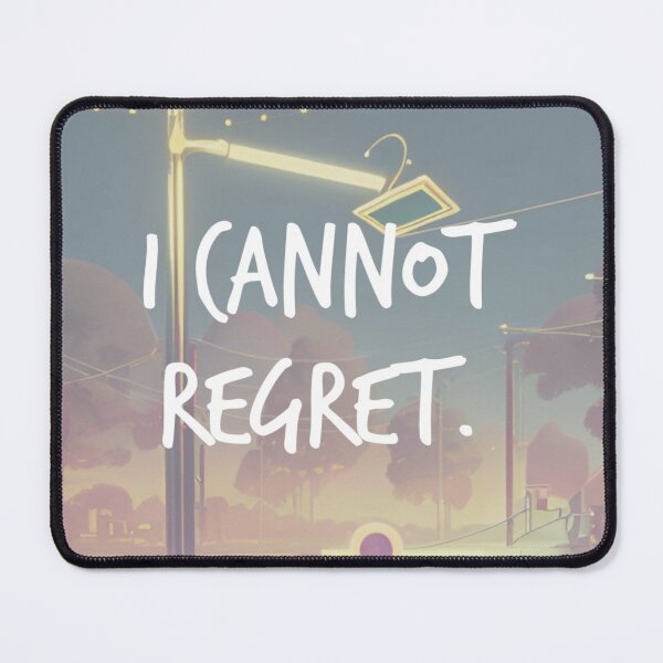 Item preview, i cannot regret. designed and sold by Bethan Rose Studio.