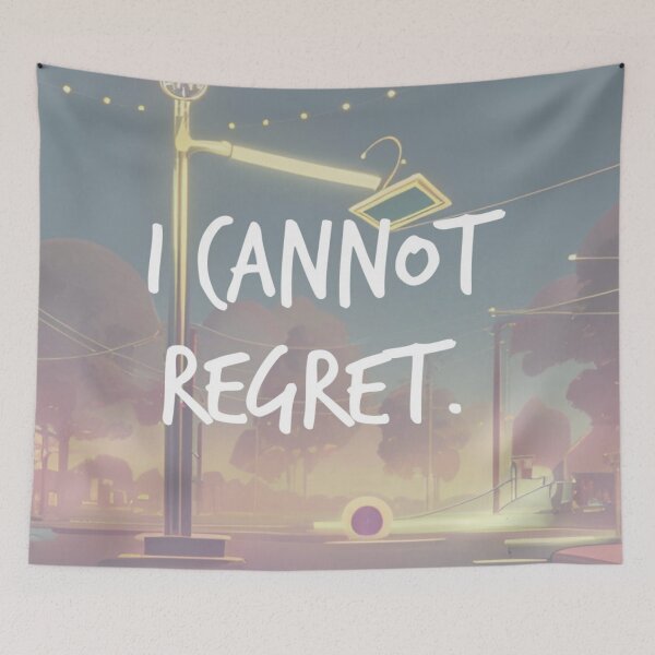 Item preview, i cannot regret. designed and sold by Bethan Rose Studio.