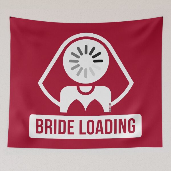 Item preview, Bride Loading (Hen Night / Bachelorette Party / White) designed and sold by MrFaulbaum.