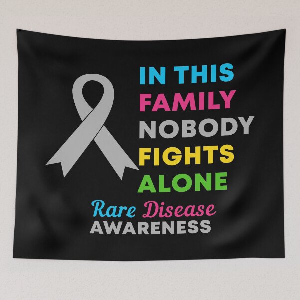 Item preview, In This Family Nobody Fights Alone Rare Disease Awareness designed and sold by Color-Sparkle.