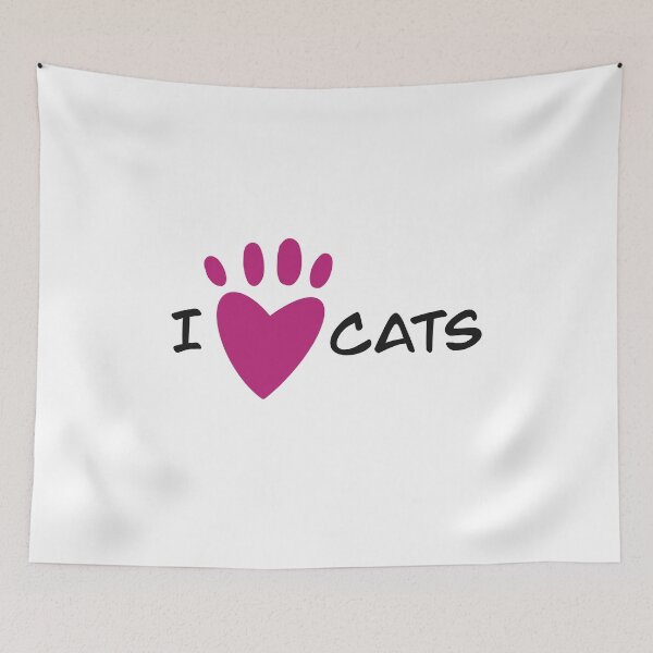 Item preview, I Love Cats designed and sold by sevenbells.