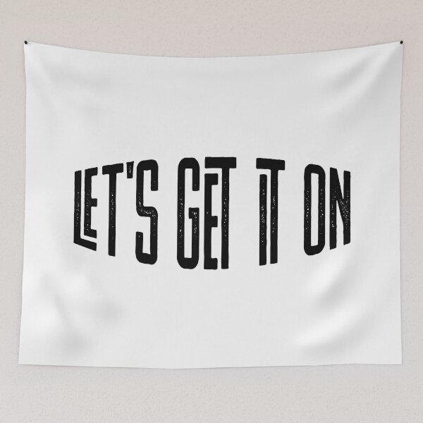 Item preview, Lets get it on (black) designed and sold by didijuca.