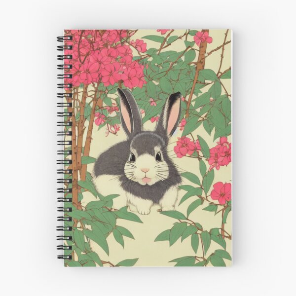 Item preview, Grey Furball Frenzy in Springtime An American Mini Rex Rabbit Bunny Mom designed and sold by wigobun.