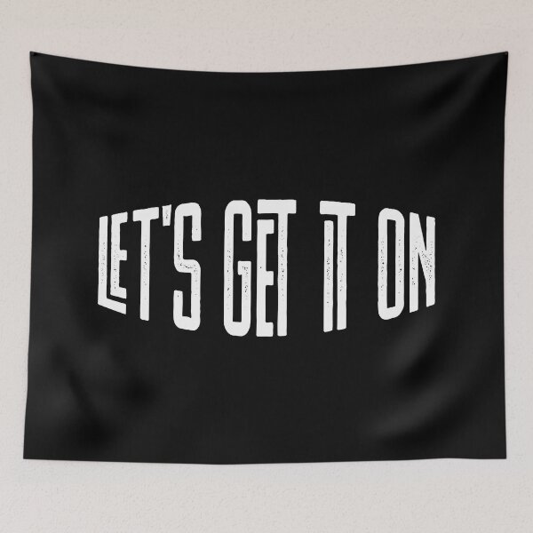 Item preview, Lets get it on (white) designed and sold by didijuca.