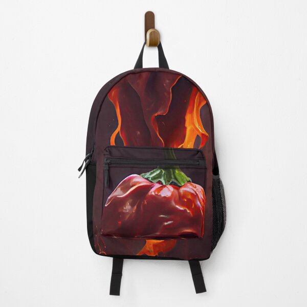 Item preview, red chili pepper like scary ghost designed and sold by Piotrek0001.