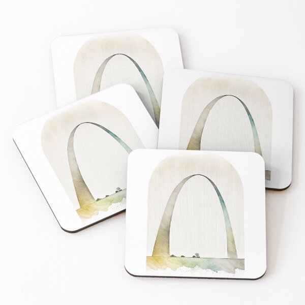 Item preview, Gateway Arch National Park Boho Watercolor Arch designed and sold by PikoApparel.