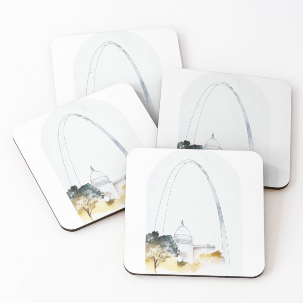Item preview, Gateway Arch National Park Boho Watercolor Arch designed and sold by PikoApparel.