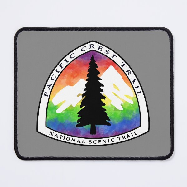 Item preview, Rainbow Pacific Crest Trail logo| Mexico to Canada designed and sold by Deedy Studio.