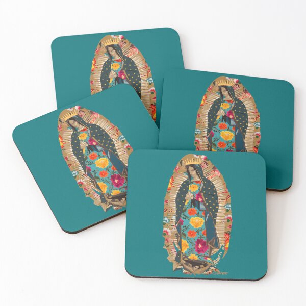 Item preview, Virgin of Guadalupe, Green Background designed and sold by eneltepeyac.