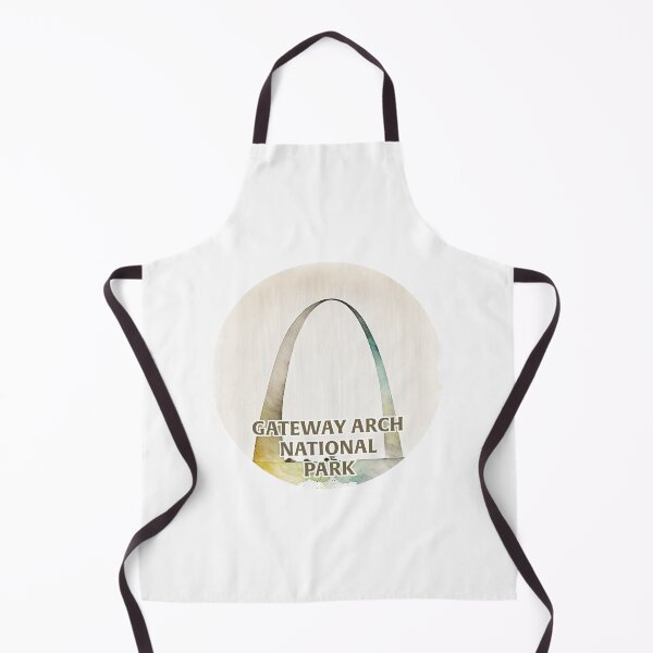 Item preview, Gateway Arch National Park Boho Watercolor Circle designed and sold by PikoApparel.