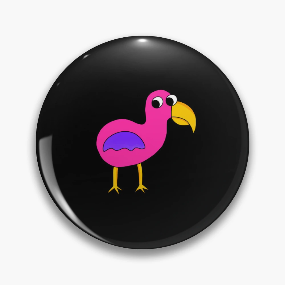 Garten Of BanBan Opila Bird Pink Rubber & Metal Keychain New! Fast