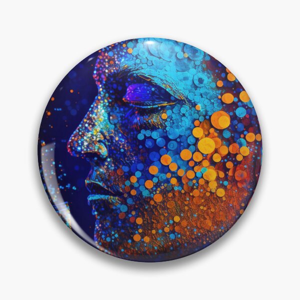 Item preview, Bebida azul, Arte abstracto en psicodélico. designed and sold by WindCreation.