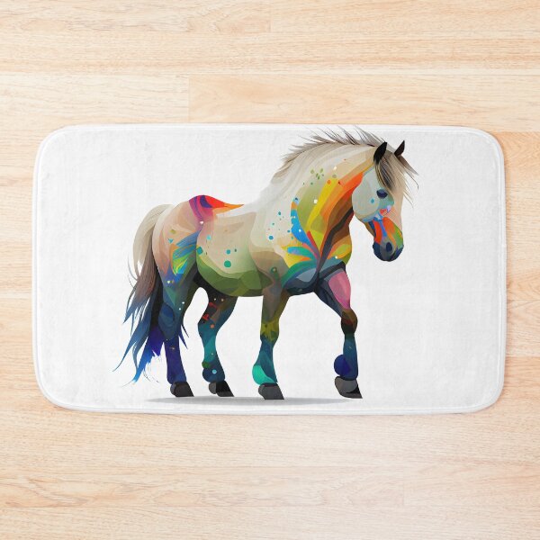 Item preview, Colorful fjord horse - artwork designed and sold by MLArtifex.