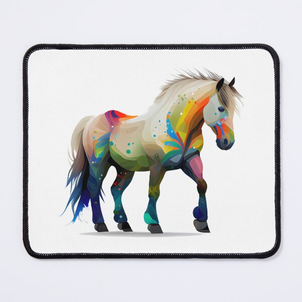 Item preview, Colorful fjord horse - artwork designed and sold by MLArtifex.