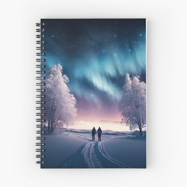 Item preview, Beautiful landscape and a couple in the snow designed and sold by AloneARTS.