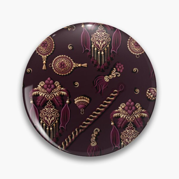 Item preview, ornamental trimmings, pattern designed and sold by AvotArt.