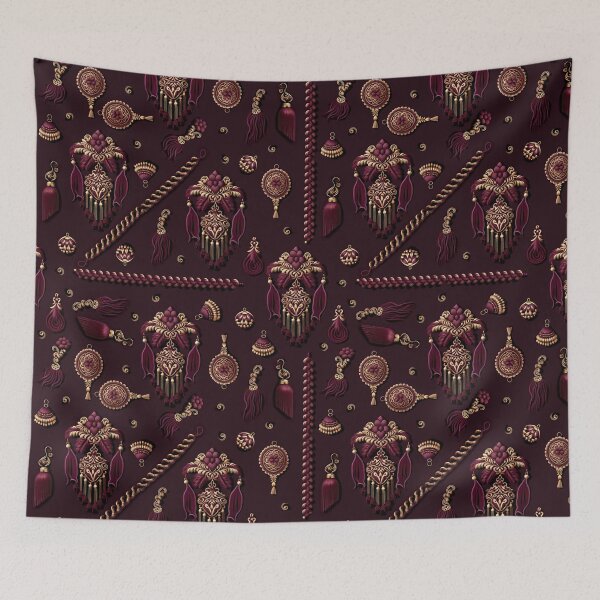 Item preview, ornamental trimmings, pattern designed and sold by AvotArt.