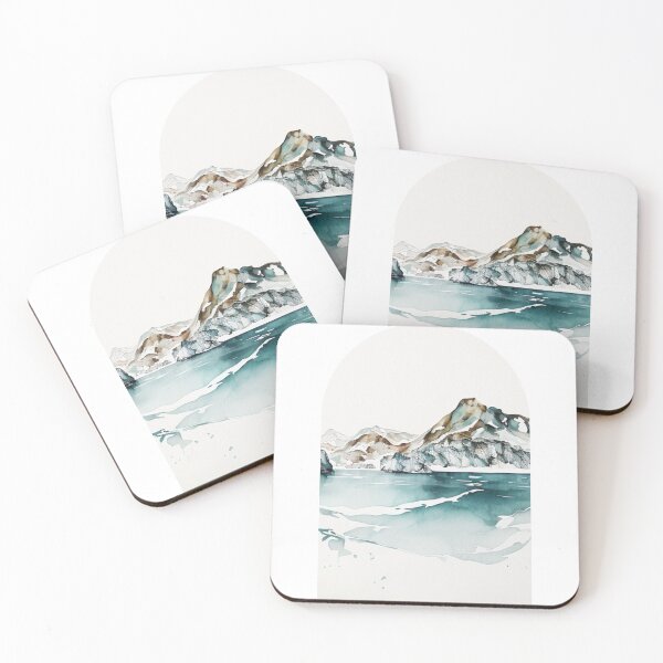 Item preview, Glacier Bay National Park Boho Watercolor Arch designed and sold by PikoApparel.