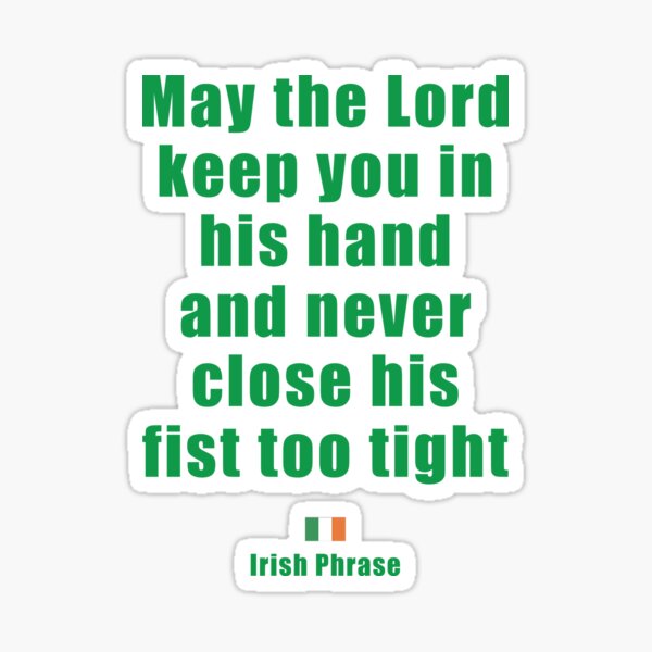 Irish Phrase 30 Sticker