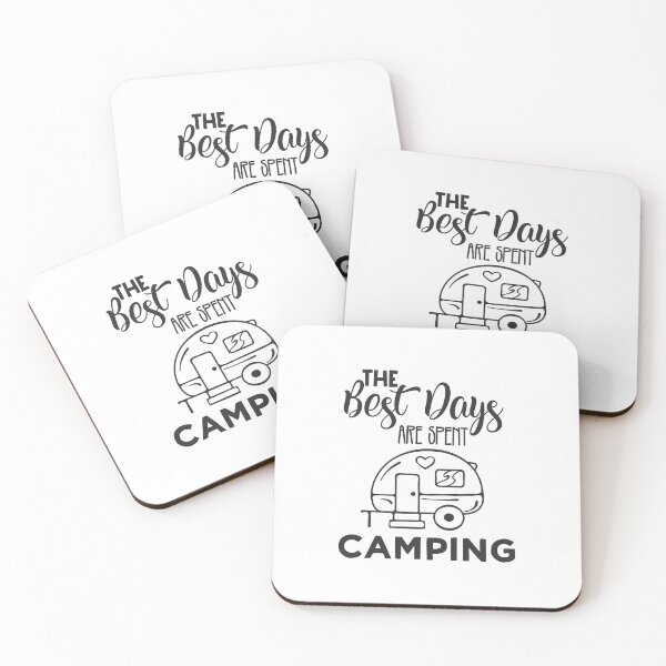 Item preview, THE BEST DAYS ARE SPENT CAMPING designed and sold by SticerOcean.