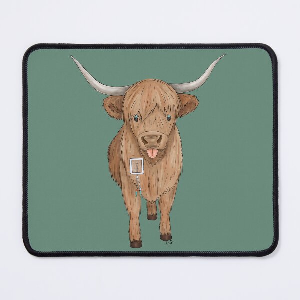 Item preview, Highland Cow with a Hickman Line (Color) designed and sold by misslovelymess.