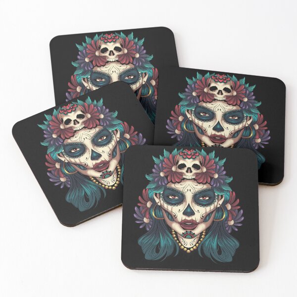 Item preview, catrina tattoo day of the dead designed and sold by ColorCollection.