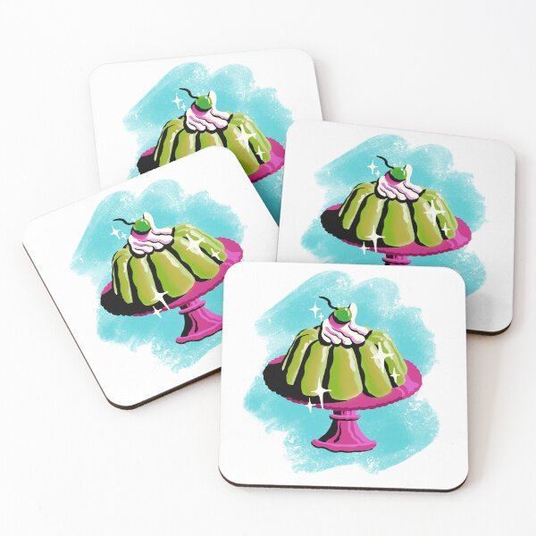 Item preview, Jello Cake - Funky Retro Eclectic Food Art designed and sold by Arcane Orchid.