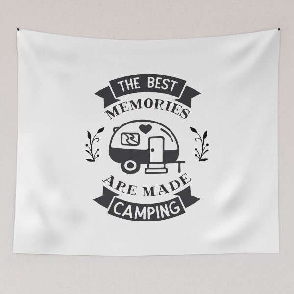 Item preview, THE BEST MEMORIES ARE MADE CAMPING designed and sold by SticerOcean.