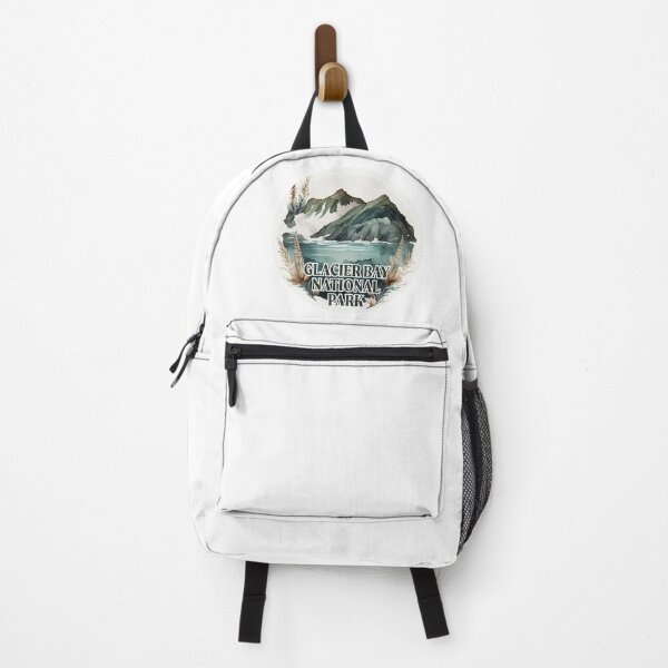 Item preview, Glacier Bay National Park Boho Watercolor Circle designed and sold by PikoApparel.