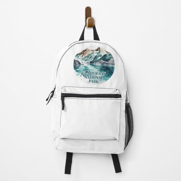 Item preview, Glacier Bay National Park Boho Watercolor Circle designed and sold by PikoApparel.