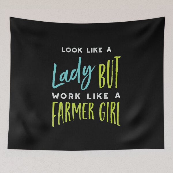 Item preview, Womens Farming Saying for Farmer Girl designed and sold by whyitsme.