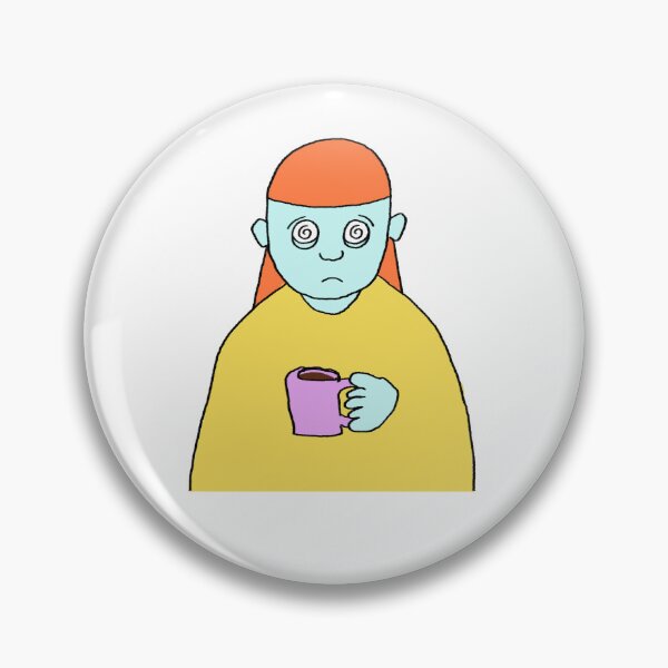 Item preview, overworked person with coffee designed and sold by Lora Deyn.