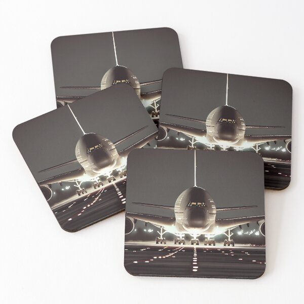Item preview, Airbus a380 landing on the runway designed and sold by HakimeDesign.