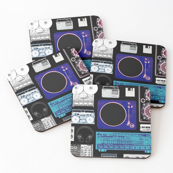 Item preview, Retro Music Gear in Colour - DJs and Sound Engineers designed and sold by Jen K Wilson.