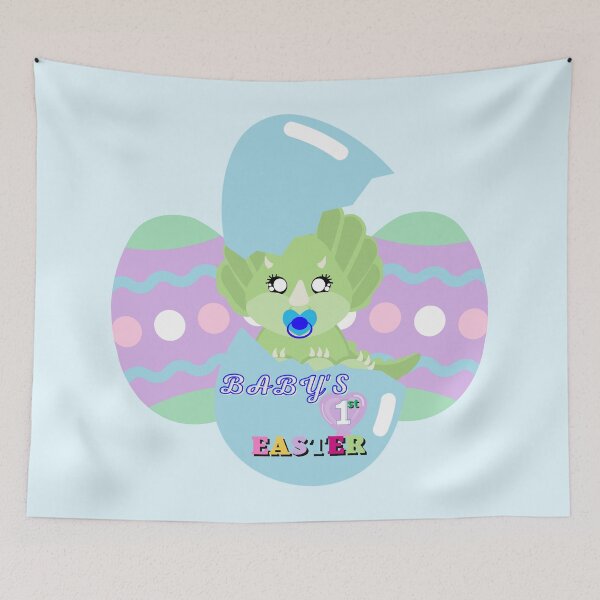 Item preview, Baby's first Easter - Baby Dino Boy designed and sold by CuddlyPeas.