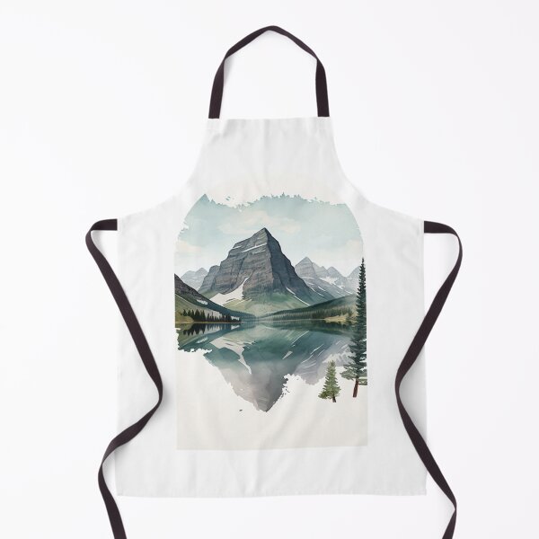 Item preview, Glacier National Park Boho Watercolor Arch designed and sold by PikoApparel.
