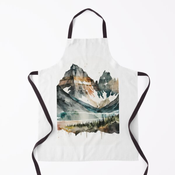 Item preview, Glacier National Park Boho Watercolor Arch designed and sold by PikoApparel.