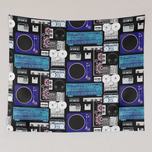 Item preview, Retro Music Gear in Colour - DJs and Sound Engineers designed and sold by Jen K Wilson.