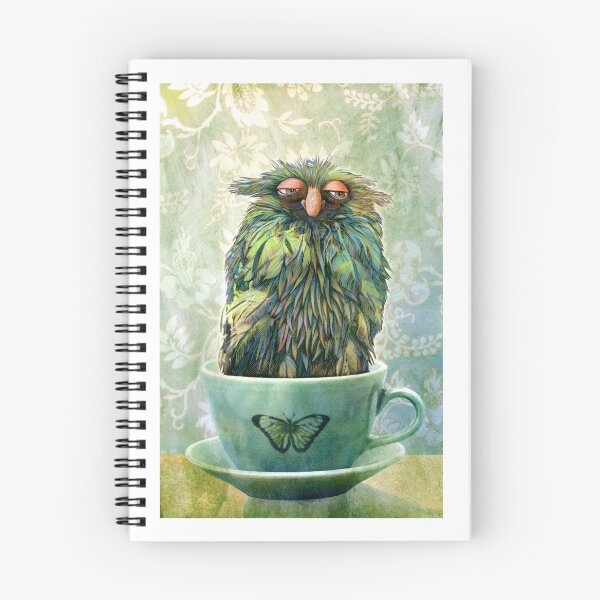 Item preview, The Teacup Series: Sleepy Monster in a Teacup designed and sold by Gretchen Deahl.