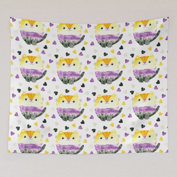 Item preview, Fluid Beauty: Nonbinary Pride Pattern designed and sold by micreations.
